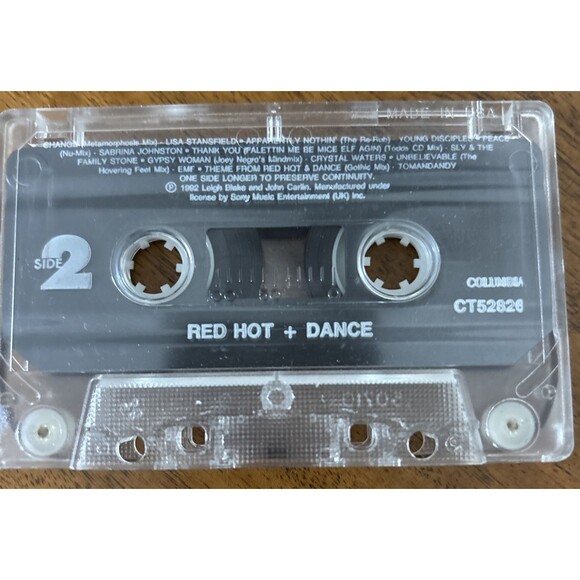 Red Hot + Dance - AIDS Research & Relief Benefit Album - Cassette Tape (1992) - Picture 6 of 8